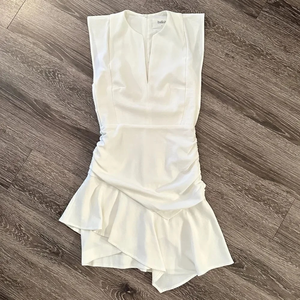 BA&SH Jess ecru lady dress
